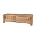 meuble tv bas en chene massif