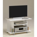 meuble tv haut roulettes