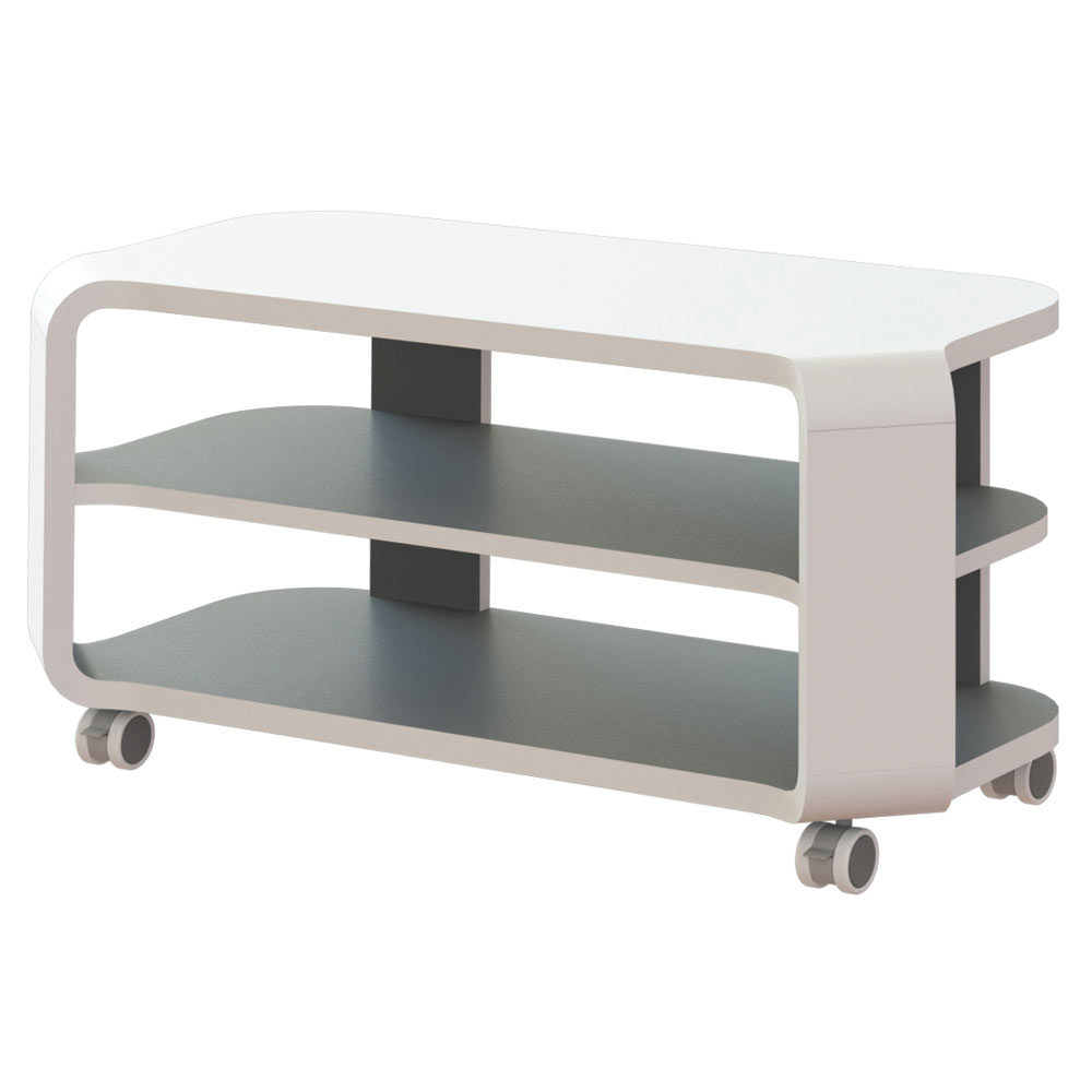 meuble tv haut roulettes