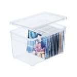 rangement cd transparent