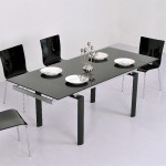 table a manger en verre extensible