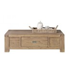 table basse avec tiroir