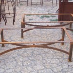 table basse fer forge