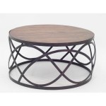 table basse fer forge