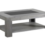 table basse grise