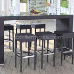 table de bar haute jardin