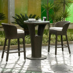 table de bar haute jardin