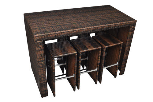 table de bar haute jardin