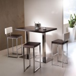 table de bar haute noire