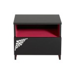 table de chevet fushia