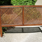 tete de lit facon moucharabieh