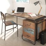 caisson de bureau vintage