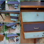 caisson de bureau vintage