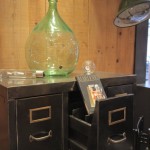 caisson de bureau vintage