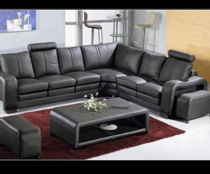canape d'angle cuir