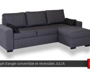 canape d'angle julia convertible