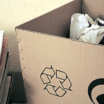 corbeille a papier en carton