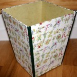 corbeille a papier en carton