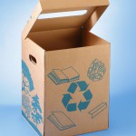 corbeille a papier en carton