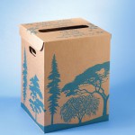 corbeille a papier en carton