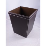 corbeille papier marron