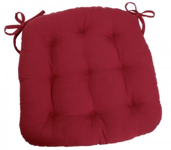 galette de chaise bordeaux