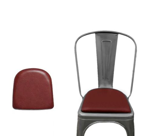 galette de chaise bordeaux