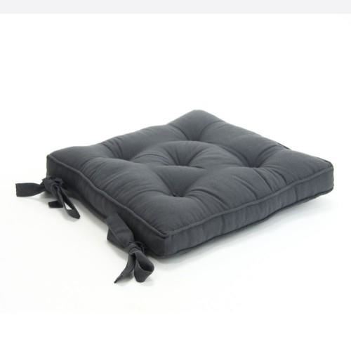 galette de chaise gris anthracite