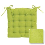 galette de chaise verte