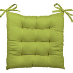 galette de chaise verte