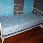 lit 1 personne fer forge