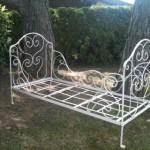 lit 1 personne fer forge