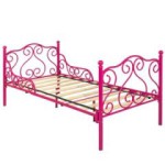 lit 1 personne fer forge