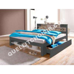 lit 2 personnes fez en pin massif avec sommier