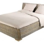 lit 2 personnes rotin