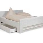 lit 2 personnes rotin