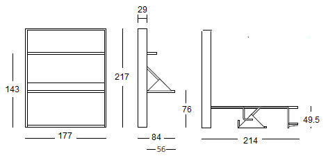 lit deux personnes dimensions