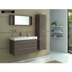 meuble bas salle de bain blanc pas cher