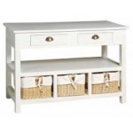 meuble bas salle de bain blanc pas cher