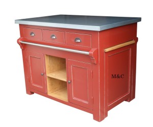 meuble de cuisine dessus zinc