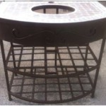 meuble vasque fer forge