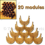 range-bouteilles modulable inox