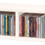 rangement cd blanc