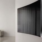 support mural tv incurve