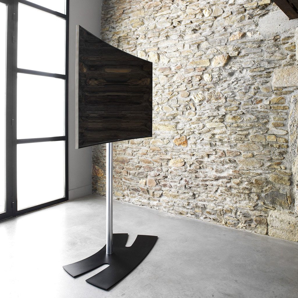 support mural tv incurve