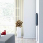 support mural tv incurve