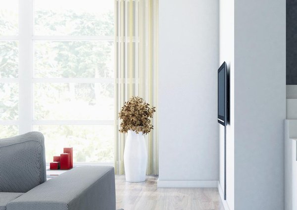 support mural tv incurve