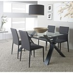 table a manger gris anthracite