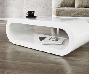 table basse blanche