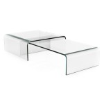 table basse transparente